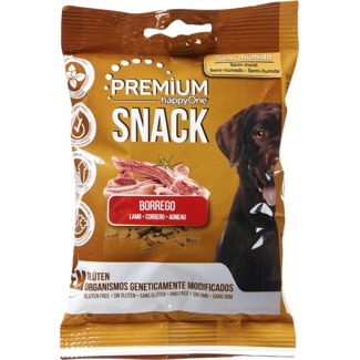 Snack para Cão Semi-Húmido de Borrego sem Glúten embalagem 100 g - Happyone