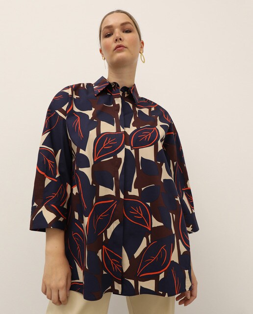 Blusa estampada popelín · Couchel · El Corte Inglés