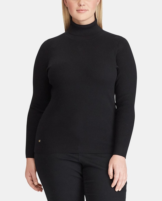 Jersey de mujer talla grande manga larga cuello alto · Lauren Ralph Lauren  Woman · El Corte Inglés