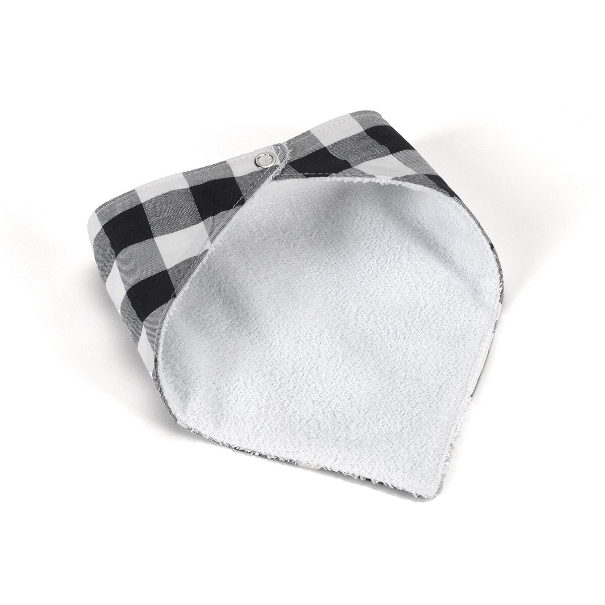 Pack de tres bandanas cuadro vichy Negro / Blanco Negro-2