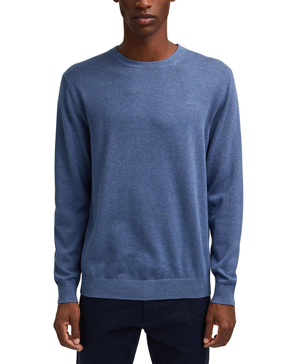 Pull basique Pima écologique à encolure ronde