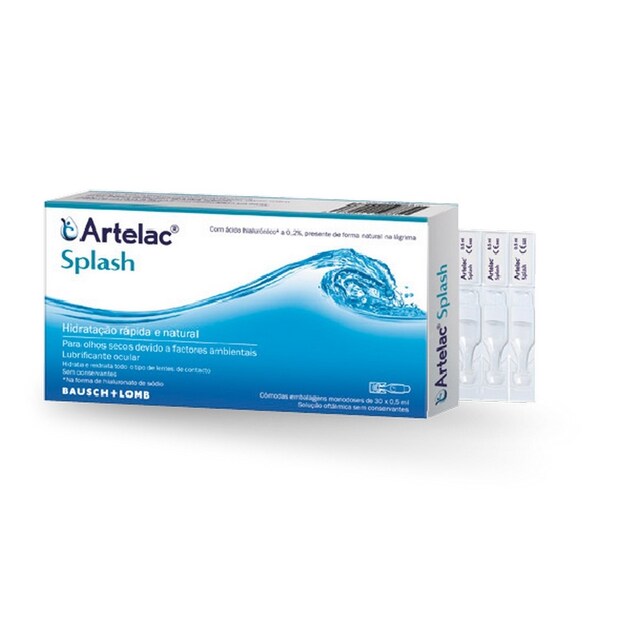 Imagem 0 de Colirio Artelac Splash Monodoses   30X0,5ml Bausch & Lomb