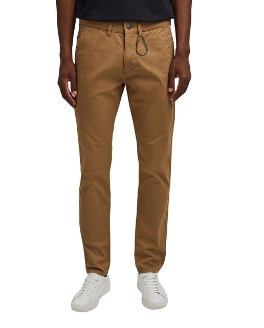 Imagen 0 de Chino de hombre con algodón orgánico slim camel