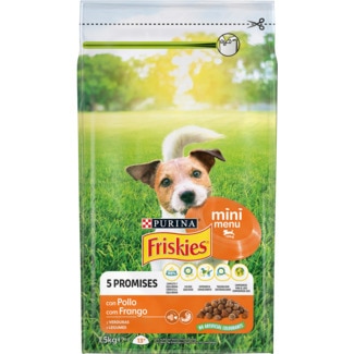 Ração para Cão Adulto Pequeno com Frango e Legumes embalagem 1,5 kg - Purina Friskies