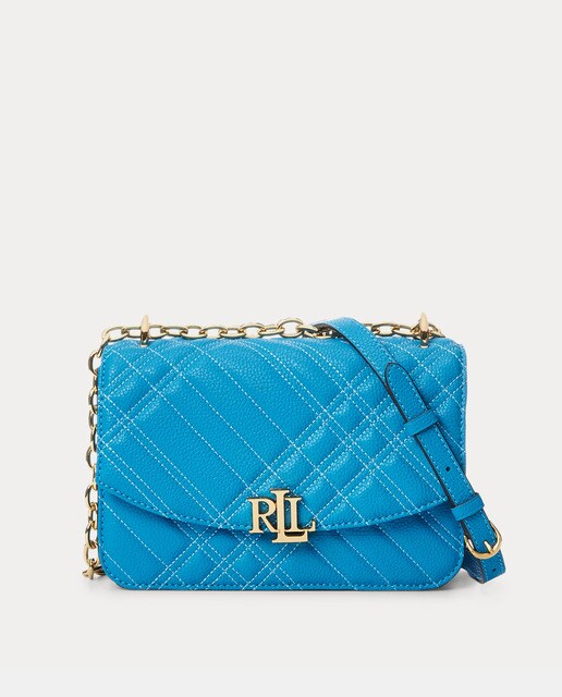 Bandolera mediana de mujer Lauren Ralph Lauren Madison de piel vacuna en  azul · Lauren Ralph Lauren · El Corte Inglés
