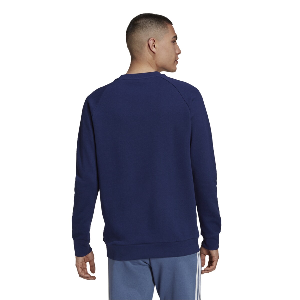 Sweatshirt de homem Trefoil Adidas Originals Azul / Branco-3