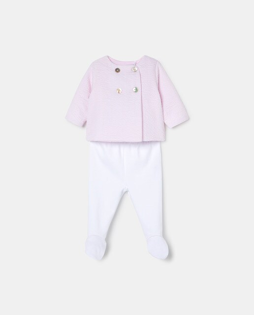 Conjunto de bebé niña microvichy rosa · Coconut El Corte Inglés · El Corte  Inglés