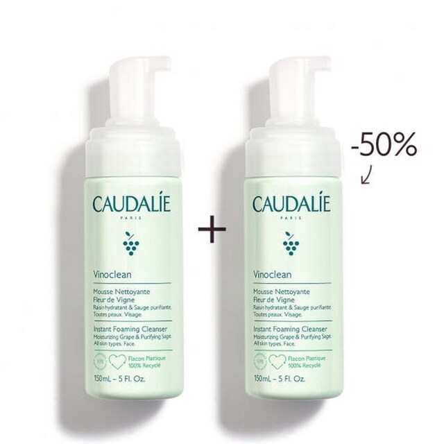 Imagem 0 de Duo Espuma de Limpeza Vinoclean 50% na 2ª embalagem 2x150ml Cauladie
