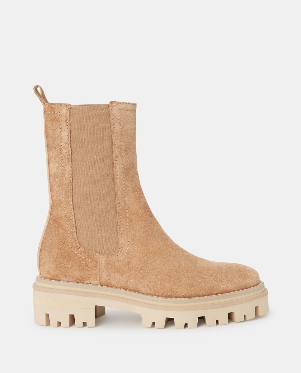 Botines chelsea de mujer Alpe de serraje beige · Alpe · El Corte Inglés