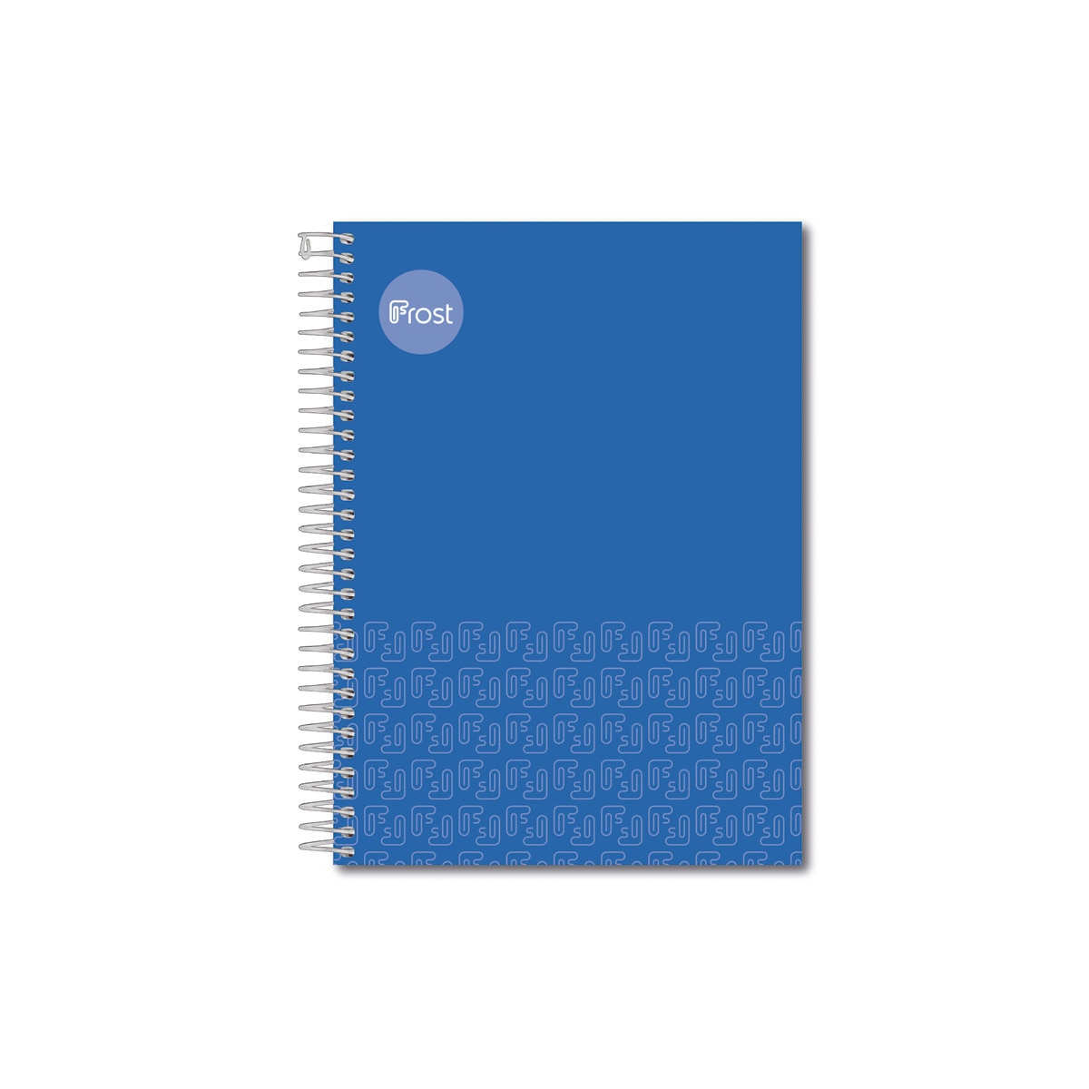 Cuaderno Espiral Cuarto Tapa Forrada 100H Frost Azul Azul-1