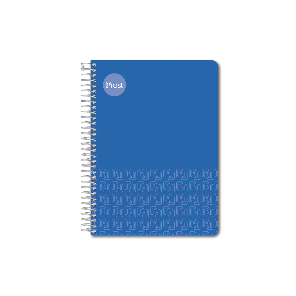 Cuaderno Espiral Cuarto Tapa Plastico 80H Frost Azul Azul-1