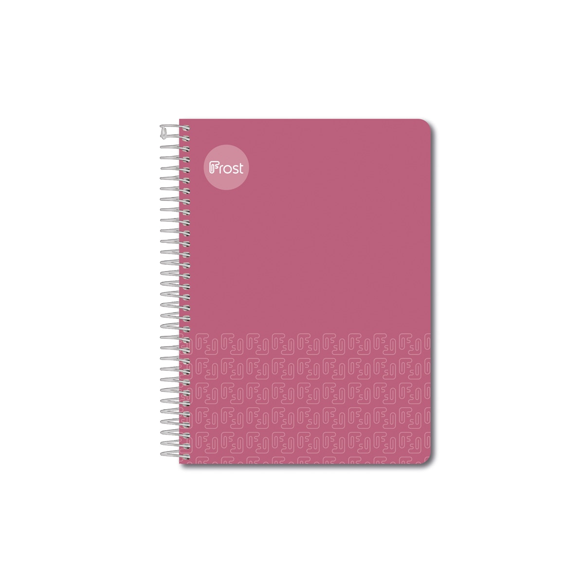 Imagen 0 de Cuaderno Espiral Cuarto Tapa Dura 80H Liso Frost Rosa