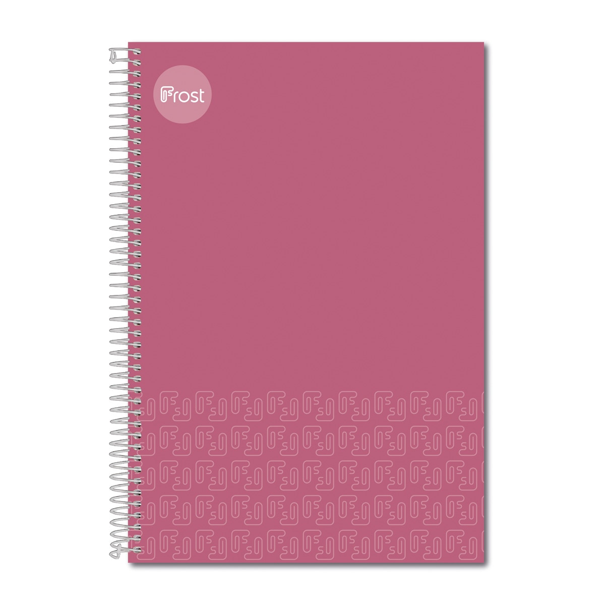 Imagen 0 de Cuaderno Espiral Folio Tapa Forrada 100H Frost Rosa