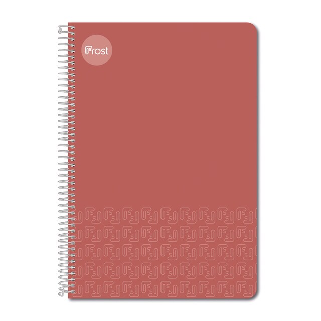 Imagen 0 de Cuaderno Espiral Folio Tapa Dura 80H Frost Rojo