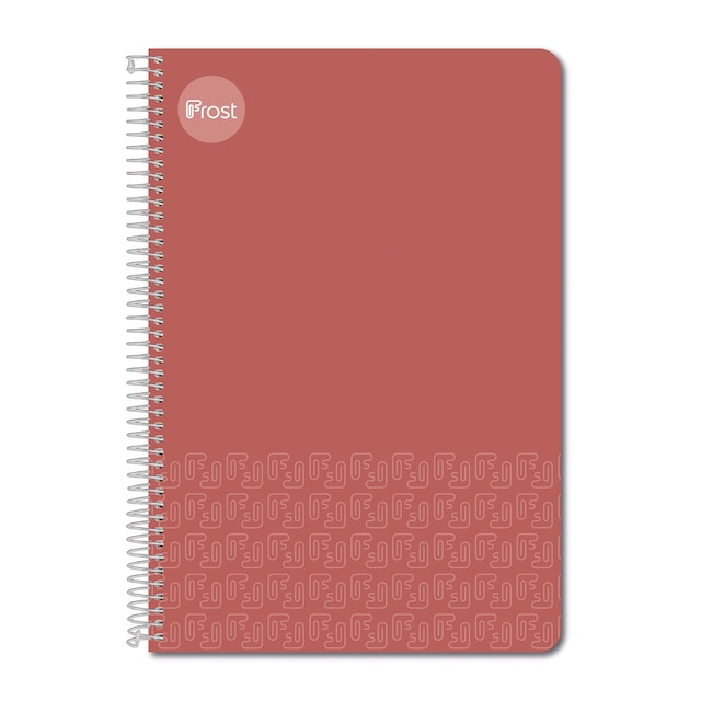 Imagen 0 de Cuaderno Espiral Folio Tapa Plastico 80H Frost Rojo