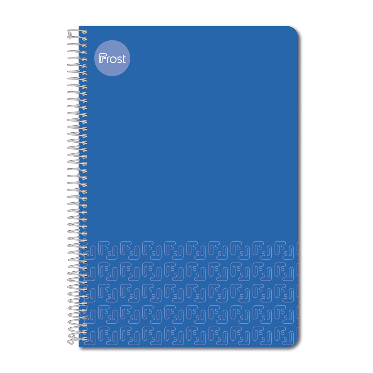 Caderno Espiral Fólio Capa dura 80 F. azul Azul-1