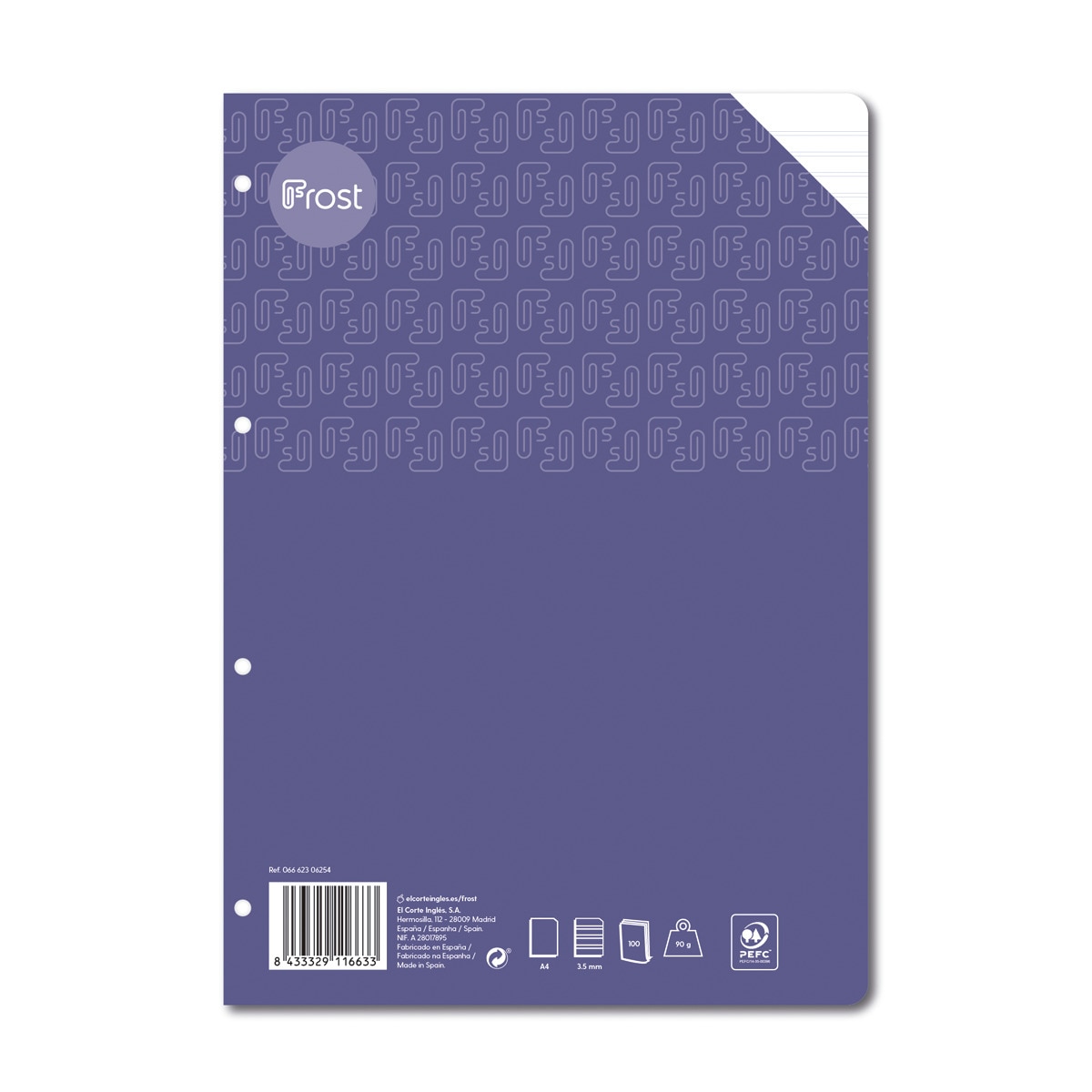 Recarga A4 100 F. roxa Roxo-1