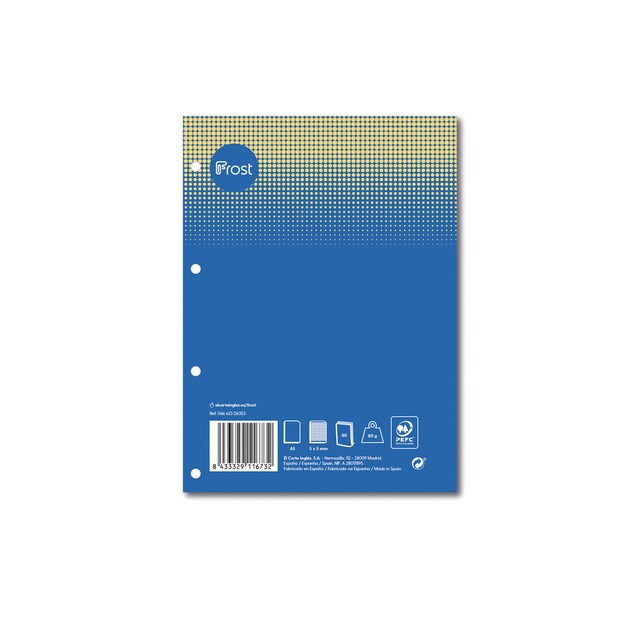 Imagen 0 de Recambio A5 80 Hojas Frost Azul/Naranja