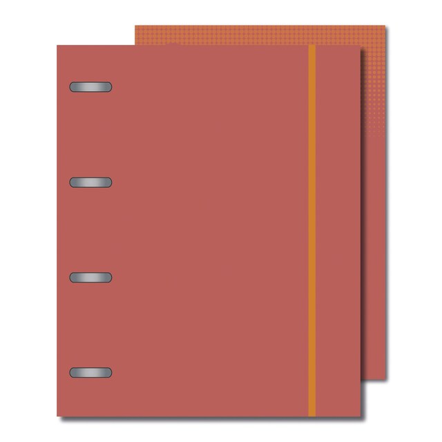 Imagen 0 de Carpeta con Recambio A4 80 Hojas Frost Rojo