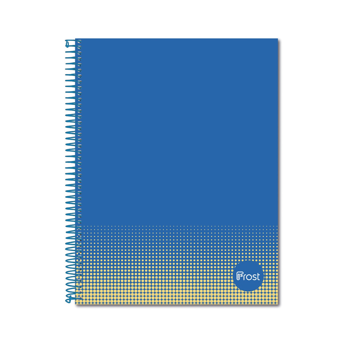 Imagen 0 de Cuaderno Espiral A4 Tapa Forrada 80H Frost Azul/Amarillo