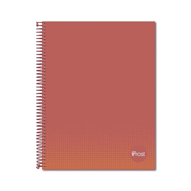 Imagen 0 de Cuaderno Espiral A4 Tapa Forrada 80H Frost Rojo