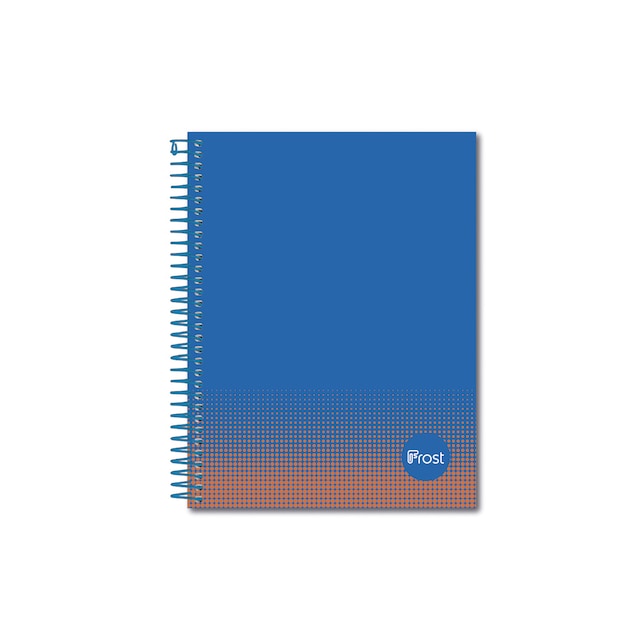 Imagen 0 de Cuaderno Espiral A5 Tapa Forrada 80H Frost Azul/Naranja