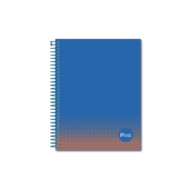 Imagen 0 de Cuaderno Espiral A5 Tapa Forrada 80H Frost Azul/Naranja