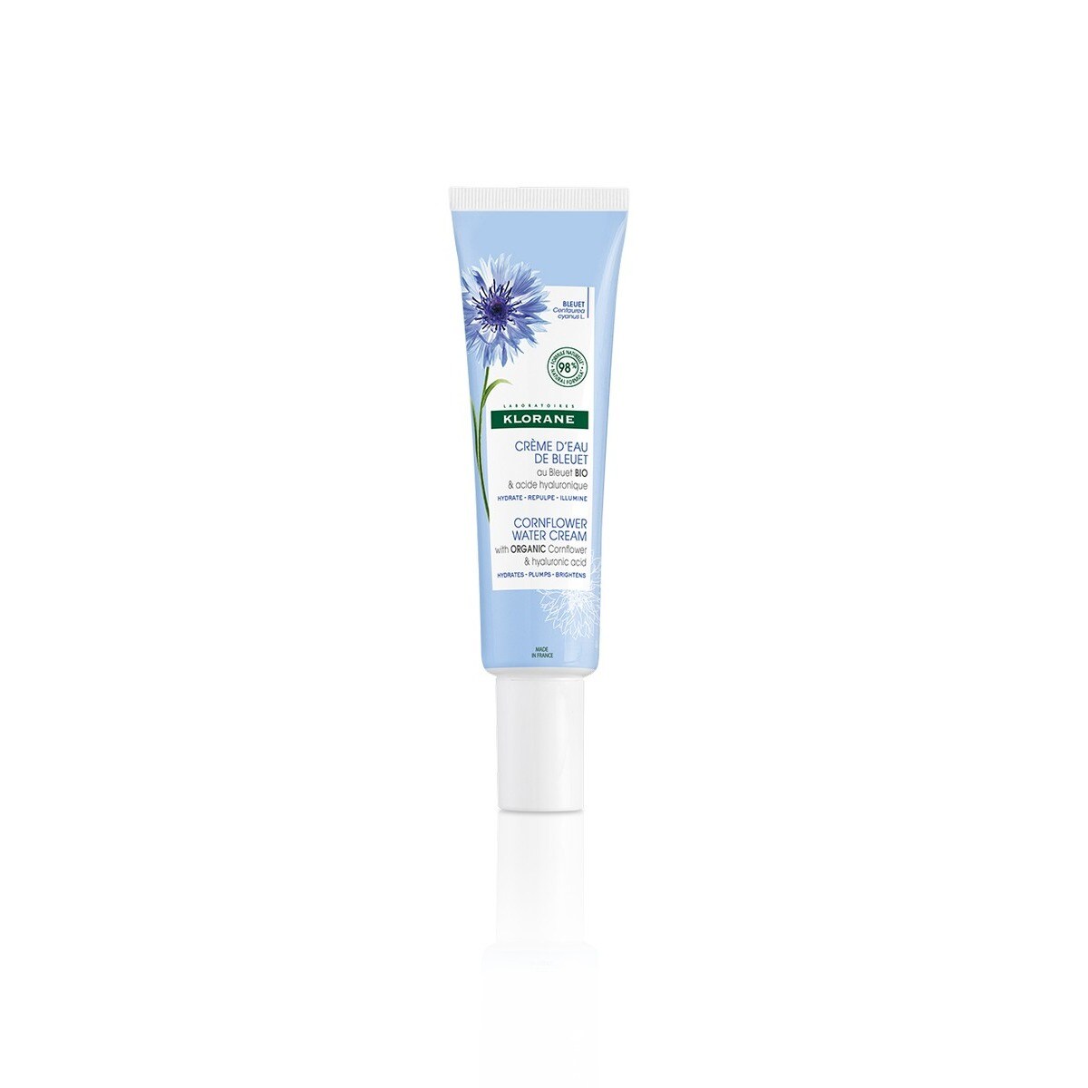 Creme De Água Ciano Com Ciano Bio  E Ácido Hialurónico 30ml Klorane 1