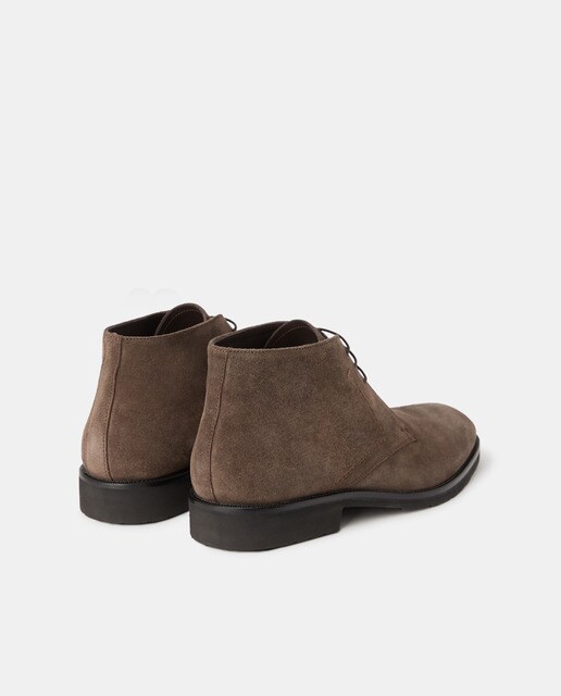 Botines de hombre Luis Gonzalo en piel vegano de color gris · Luis Gonzalo  · El Corte Inglés