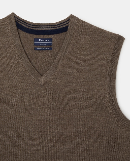 Chaleco de punto essentials de hombre con cuello pico · Dustin · El Corte  Inglés