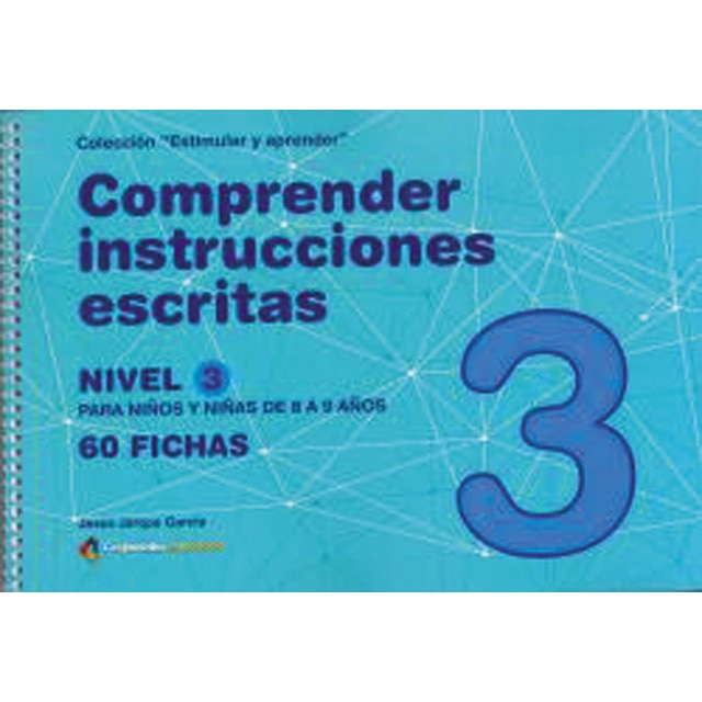 Imagem 0 de COMPRENDER INSTRUCCIONES ESCRITAS - NIVEL 3: 8 a 9 años (Capa mole)