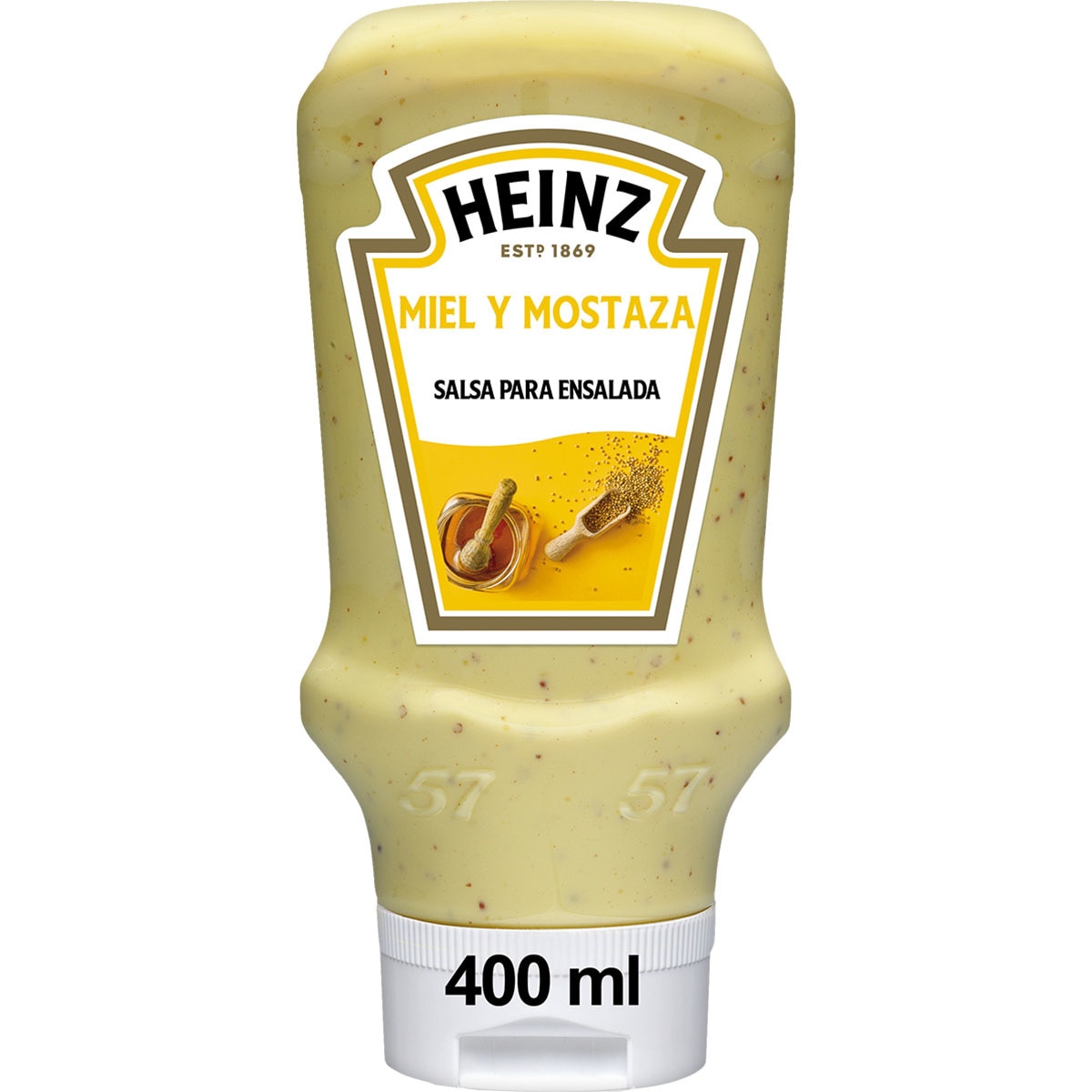 salsa Nordic miel y mostaza sin gluten envase 400 ml