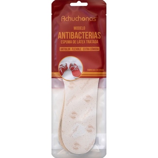 plantillas antibacterias espuma de látex tratada talla 33-45 recortable bolsa 1 unidad - Achuchonas