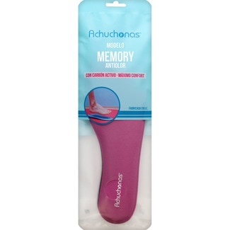 plantillas Memory antiolor con carbón activo talla 37-38 bolsa 1 unidad - Achuchonas