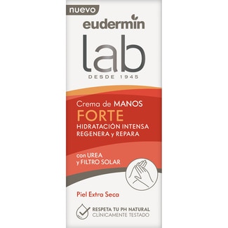 Lab crema de manos Forte protectora con urea y filtro solar para piel seca tubo 75 ml - Eudermin