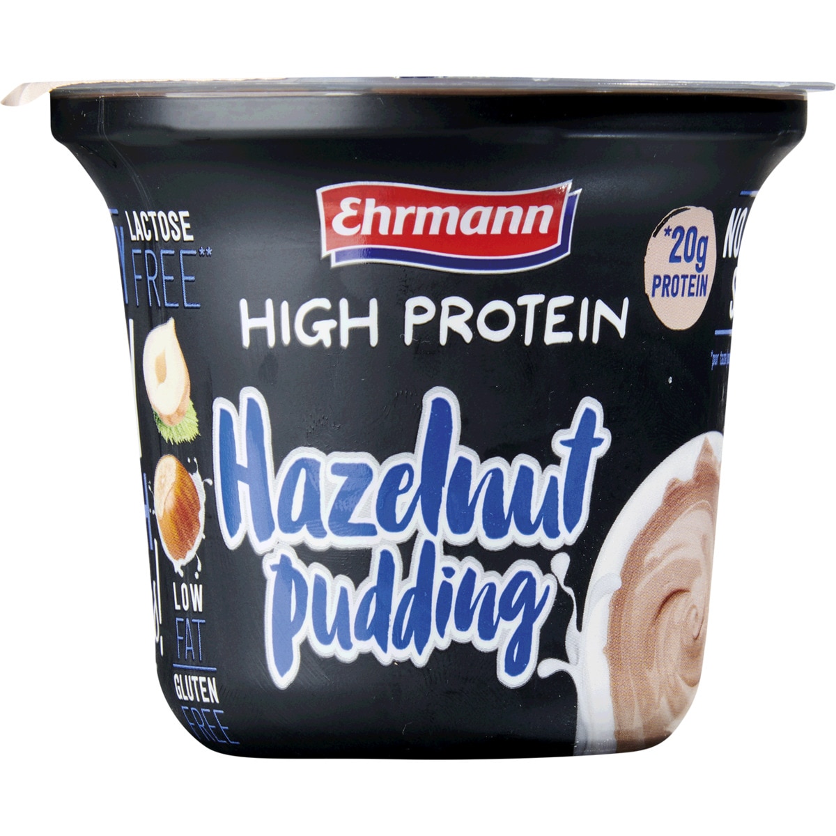 Pudim de Avelã Rico em Proteína embalagem 200 g