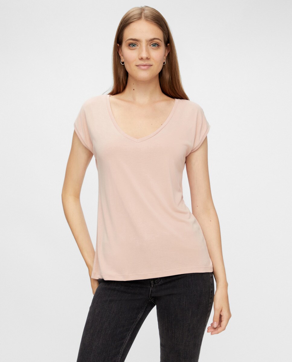 Tshirt basique modal manches courtes