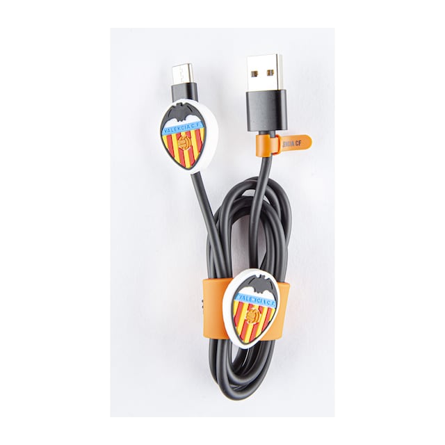 Imagen 0 de Set Cable Tipo C + Organizador + Protector Friendly License Escudo Valencia C.F.
