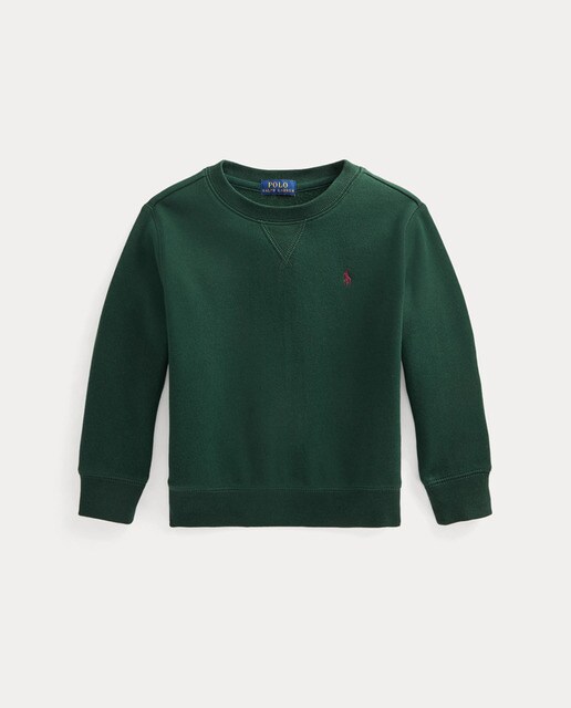 Sudadera de niño en verde cuello redondo · Polo Ralph Lauren · El Corte  Inglés