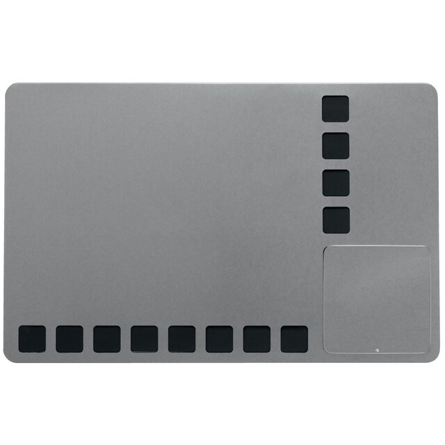 Imagen 0 de Pizarra magnética combinada con cuadrículas espuma + Kit escritura 610x390 mm NOBO plata