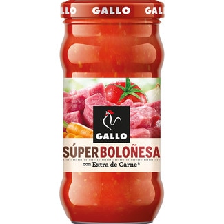 salsa súper boloñesa sin gluten frasco 350 g - Gallo