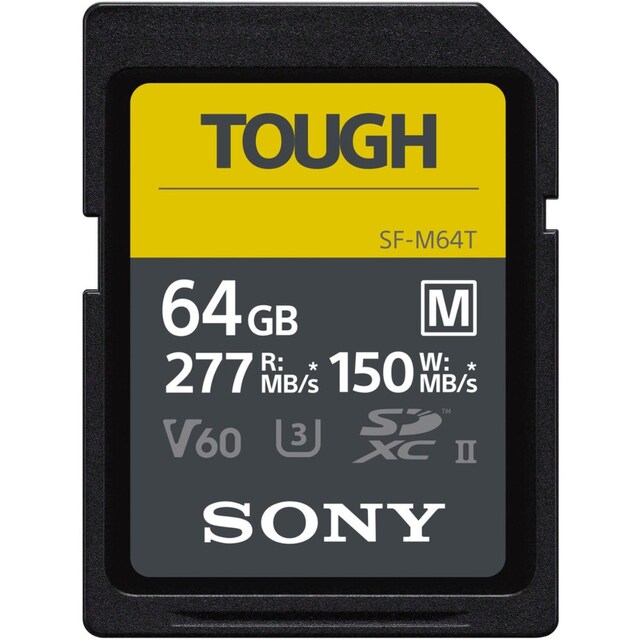 Imagem 0 de Cartão de Memória Sony 64GB SDXC Tough M UHS-II R277/W150