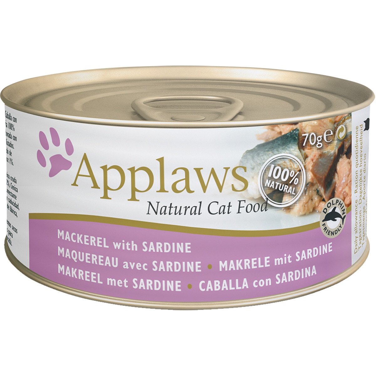 Comida Húmida para Gato de Cavala com Sardinha embalagem 70 g