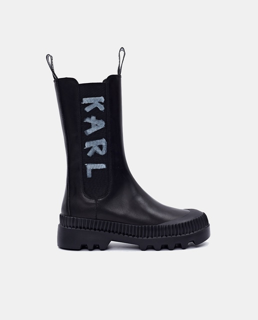 Botas de mujer Karl Lagerfeld en negro con logo lateral · Karl Lagerfeld · El  Corte Inglés