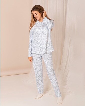Pijama largo de mujer con tapeta · Mitjans · El Corte Inglés
