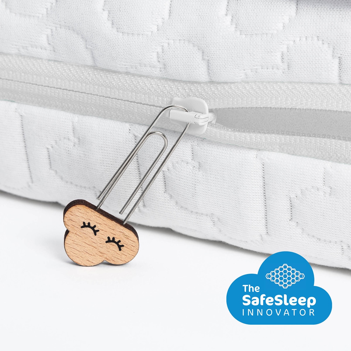 Colchão e Protetor de Colchão Safe Sleep Pack Essential (Disponível em Várias Medidas) - Branco Branco-5