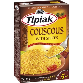 cous cous aromatizado con especias paquete 250 g - Tipiak