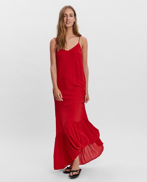 Vestido largo de tirantes · Vero Moda · El Corte Inglés