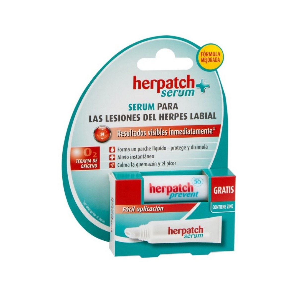 Sérum para Herpes Labial 5ml+Stick Herpatch 1