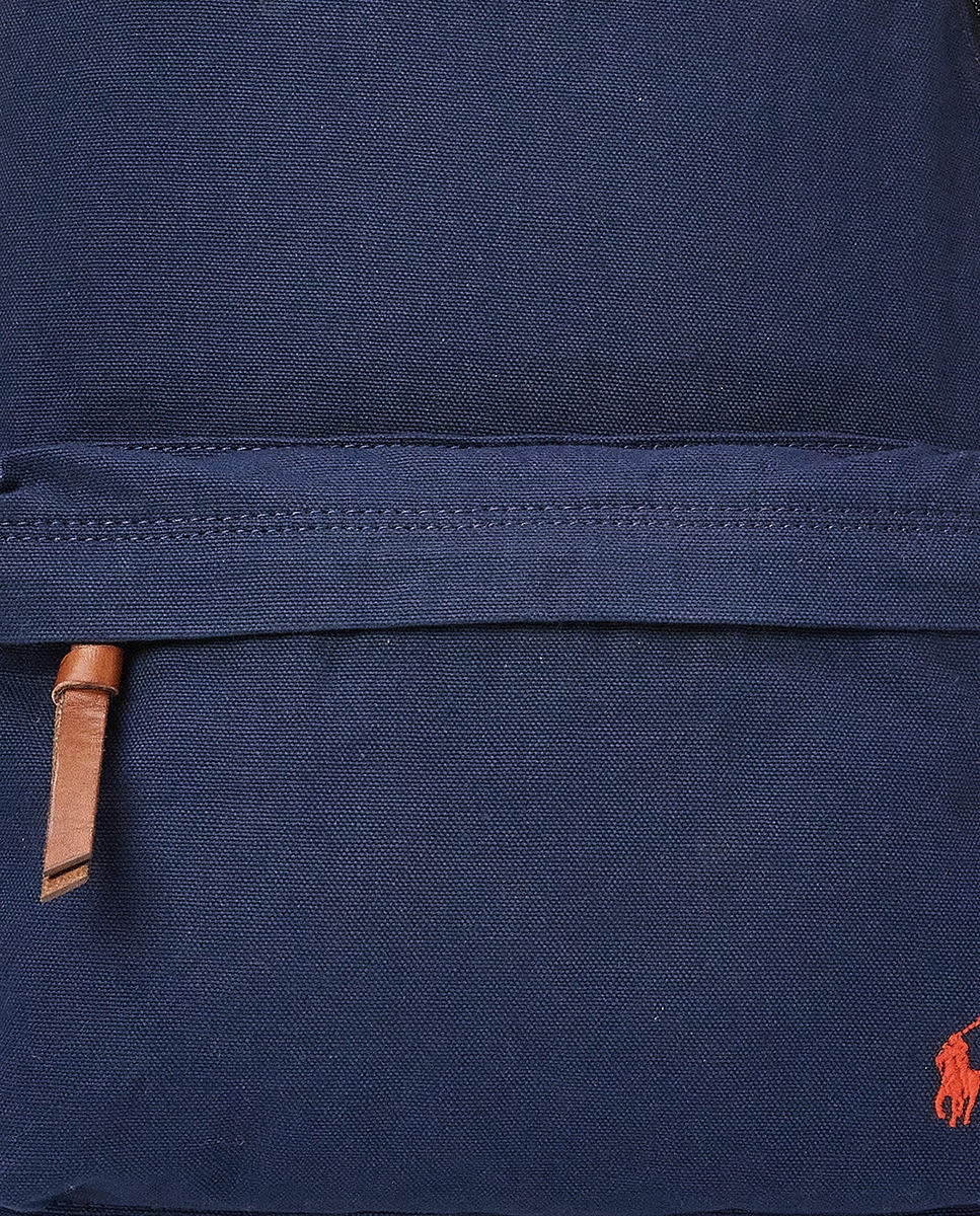 Mochila de algodão azul-marinho Azul marino-6